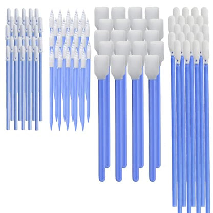 Wellgler's 100pcs Foam Cleaning Swabs, Multi-Purpose Cleanroom Foam Tip, Cleaning Swab Kitip,Lab Swabs. - color: 100pcs