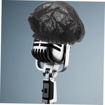 TOYANDONA 200pcs Mic Windscreen Protectors Disposable Covers Microphone Case Soundproofing for Studio Use Easy Replacement