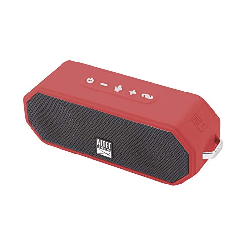 Altec Lansing - Portable Bluetooth Speaker, Waterproof IP67 - color: True Red