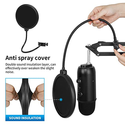 Heavy Duty Adjustable Boom Arm Microphone Stand - size: Medium Upgraded Boom Arm