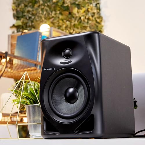 Pioneer DDJ-FLX4 DJ Controller with DM-40D Monitors and Gator Studio Monitor Isolation Pads — DJ and Production Mode DSP, RCA Direct, rekordbox and Serato, Acoustic Decoupling