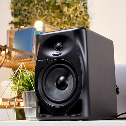 Pioneer DDJ-FLX4 DJ Controller with DM-40D Monitors and Gator Studio Monitor Isolation Pads — DJ and Production Mode DSP, RCA Direct, rekordbox and Serato, Acoustic Decoupling