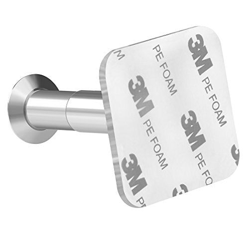 GEEKRIA 2-Pack Headphone Stand Under Desk, Dual Headset Holder Hanger with 3M Adhesive & Screw Mount, Aluminum Gaming Headphone Hook for All Headsets (Silver)