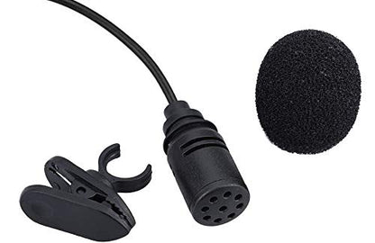 AKindle Mini lavalier Lapel Tie Clip-on 3.5mm Jack Condenser Collar Microphone Compatible for Crosstour ct8500 Action Camera