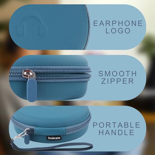 Hard Headphone Case for JBL Tune 510BT / 520BT Over-Ear Headphones, Blue - color: BLUE