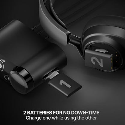 SteelSeries Arctis Nova Elite - Hi-Res Wireless Gaming Headset — 96kHz/24bit — Carbon Fiber Speakers — ANC — AI Noise Rejection — App — 2.4GHz + BT — Multi-Source Mix — OmniPlay PC+PlayStation+Xbox - color: Obsidian
