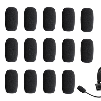 14-Pack Lavalier Microphone Foam Covers – 1.4" Windshields for Wireless Lapel Mics – Noise-Reducing Windscreens for Interviews, Podcasting, Vlogging, Video Recording