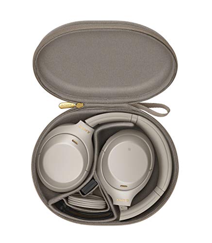 Sony WH-1000XM4 Wireless Premium Noise Canceling Overhead Headphones with Mic for Phone-Call and Alexa Voice Control, Silver WH1000XM4 | Mic for Phone-Call, Alexa Voice Control - color: Silver