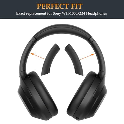 WH-1000XM4 Slider Covers Same as the OEM XM4 Side Cover Accessories Replacement Parts Compatible with Sony WH-1000XM4 Noise Cancelling Headphones (Black) - color: Black