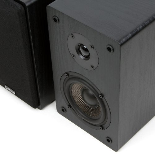 Micca MB42 Standard 2-Way Passive Bookshelf Speakers, Stereo Pair, Black
