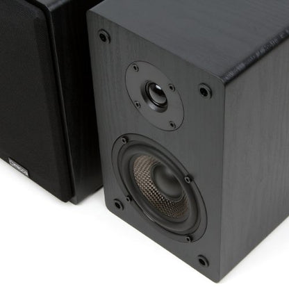 Micca MB42 Standard 2-Way Passive Bookshelf Speakers, Stereo Pair, Black