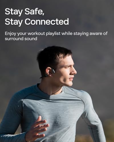 SHOKZ OpenRun Bone Conduction Open-Ear Bluetooth Sport Headphones, Black (Pack of 2) - color: Black, size: Standard Size+Magnetic Charging (Pack of 2)