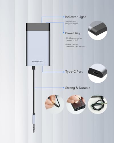 Tesla Karaoke Microphone for Tesla with Portable Case, Car Karaoke Microphone with USB A Receiver for Tesla Model Y/3/S/X, Wireless Singing Mic with 3.5mm Jack for Cars, Speakers, 1 Mics
