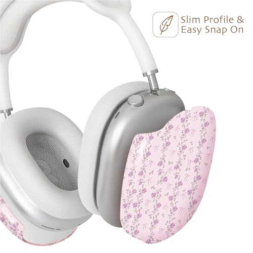 iBenzer Protective Case for AirPods Max Headphones, Ear Cups Cover for Apple AirPods Max (2024 USB-C / 2020 Lightning), Lilac Lullaby, AP-MAX-136 - color: Lilac Lullaby