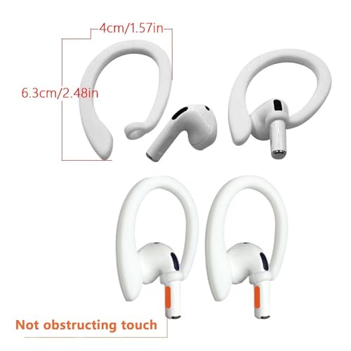 Magnetic Anti-Lost Straps Compatible with AirPods 1st to 4th Generation and AirPods Pro 1st to 4th Generation, with 2 Additional Pairs of Ear Hooks (Green Pink) - color: Green Pink