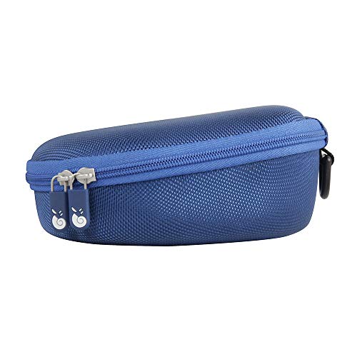 Hermitshell Case for AfterShokz Trekz Air/AfterShokz Aeropex/Titanium Mini/Shokz OpenRun Pro/SHOKZ OpenRun Pro 2 Open Ear Wireless Bone Conduction Headphones AS650 / AS800 (Ocean Blue)(Only Case) - color: Ocean Blue