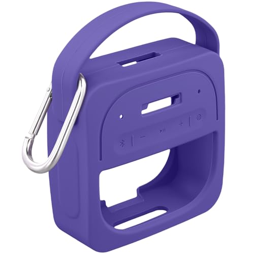 Silicone Cover for Bose SoundLink Micro 2nd Bluetooth Speaker | Scratch-resistant, Unhindered Sound, Silicone Construction, Portable Carrying Silicone Cover, Purple Silicone Cover - color: Purple Cover