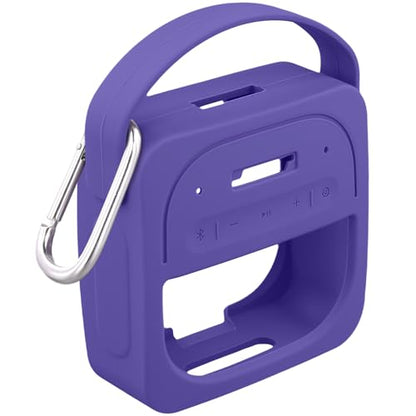 Silicone Cover for Bose SoundLink Micro 2nd Bluetooth Speaker | Scratch-resistant, Unhindered Sound, Silicone Construction, Portable Carrying Silicone Cover, Purple Silicone Cover - color: Purple Cover