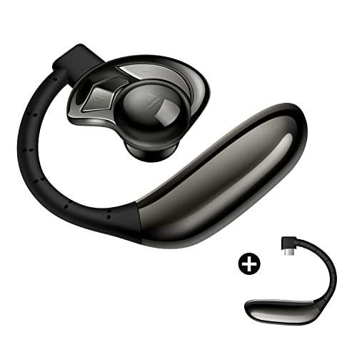 Bluetooth Headset,Wireless Bluetooth Earpiece 28 Hrs Talking Time Built-in Microphone for iOS/Android Cell Phones,Touch Control Version NOT Button Press Down