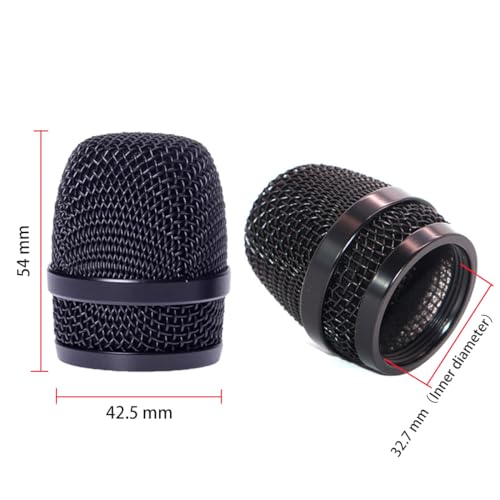 Replacement Microphone Ball Head Mesh Grille for Sennheiser E835 E845 E835S E845S E825S E822S E815S E840 Wired Handheld Microphone