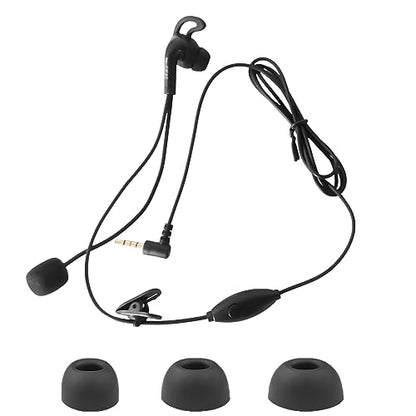 MIMIRACLE Referee Headset PTT 3.5mm, Right Ear Earpiece for V4 V6 FBIM