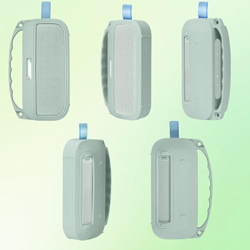 Lebakort 2nd Gen Silicone Cover Compatible with Bose SoundLink Flex 2nd Gen/Bose SoundLink Flex Portable Speaker (Alpine Sage Cover) - color: Alpine Sage Cover