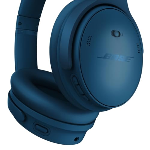 Bose QuietComfort Headphones - Wireless Bluetooth Headphones, Active Over Ear Noise Cancelling and Mic, USB-C Charging, Deep Bass, Up to 24 Hours of Playtime, Twilight Blue - Limited Edition Color | Wireless Bluetooth, Active Over-Ear Noise-canceling and