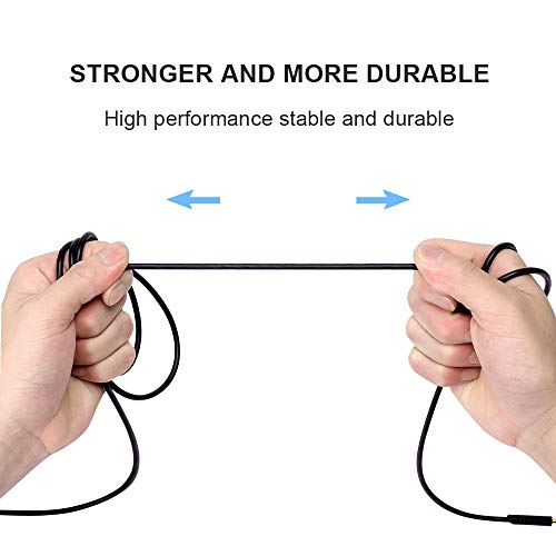 2.0M Replacement Audio Cable Compatible with Astro A40 A40TR Gaming Headset, Inline Mute Wire and No Volume Control Cord (TPE Cord) - style: TPE Cord