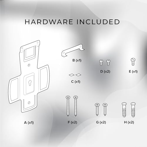 HumanCentric Wall Mount Compatible with Sonos Amp Speaker, Mounting Bracket | Wireless Amplifier Mount, Any Direction, Wall Under TV, Floating Style, Hidden Design, Hardware Included