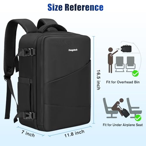 Deegotech Carrying Case Compatible with PS5/PS5 Pro/PS5 Slim, Game Backpack | Protective Travel Bag Backpack Compatible with Playstation 5 Console, Disc, Accessories and 15.6" Laptop, Black - color: Black