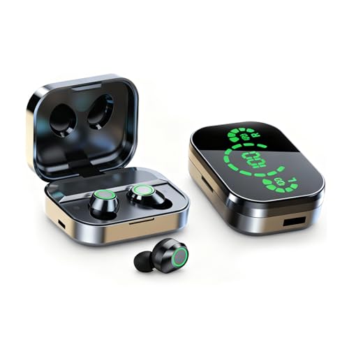 TWS True Wireless Earbuds Bluetooth In-Ear Headphones Waterproof Blue Tooth Ear Buds Wireless Earphones for iPhone Android Phones Invisible Mini Small Earbuds Wireless Bluetooth for Small Ear Canal