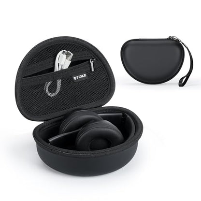 Yinke Case for Beats Solo3 /Solo 4 Wireless On-Ear Headphones, Portable Travel Hard Shell Storage Bag - color: Black