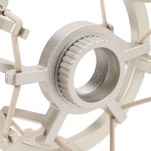 Microphone Shock Mount, Universal Mic Holder Stand for TLM103, for TLM193, for TLM127, for TLM170, for MK4, 25mm ABS Anti Vibration Mic Holder