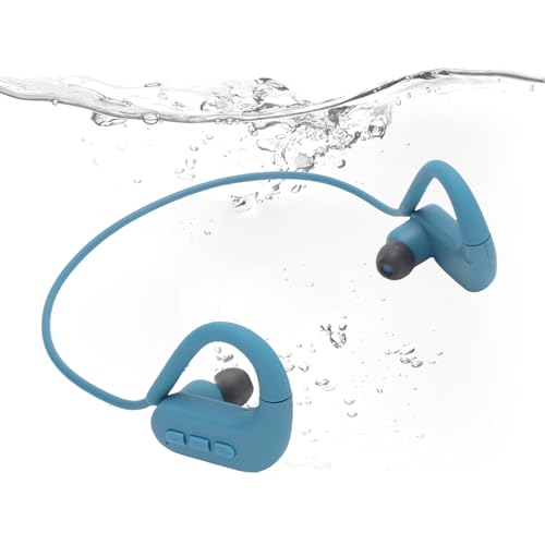 VBESTLIFE Bone Conduction Headphones, Bluetooth 5.4 Open Ear Headphones with Mic, 16H Playtime, IPX8 Water Proof Sport Headphone for Swimming