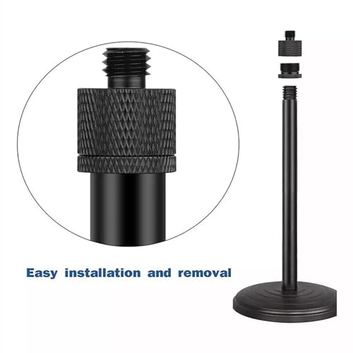 16 Pieces Mic Stand Adapter Mic Thread Adapter Set 5/8 Female to 3/8 Male and 3/8 Female to 5/8 Male Screw Adapter Thread for Microphone Stand Mount to Camera Tripod Adapter