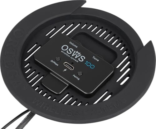 Ortega Wireless Soundhole Pickup System for Dreadnought Acoustic Guitars, 100 mm Soundholes (OSWS100-US)