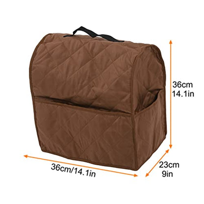 Acouto Kitchen Mixer Cover Carry Bag for Professional 5-Qt Qt Stand Mixers – Quilted Polyester Pongee & Scratch- with Handle and Storage Pockets (Coffee) - color: Coffee