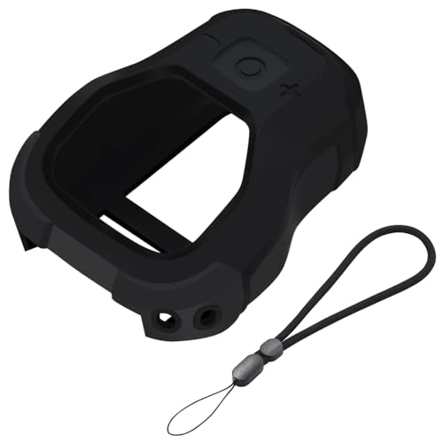 Protective Cover Carrying Silicone Case Compatible with DEWALT Wearable Bluetooth Speaker (Black) - color: Black