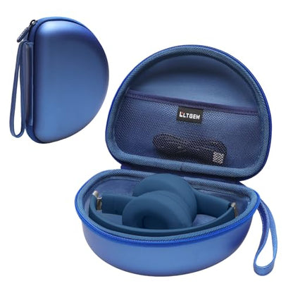 Case for Beats Studio Pro/Solo 4/Studio3/Solo3 Wireless Headphone PU Blue | Hard Carrying Travel Case for Beats Studio Pro/Solo 4/Studio3/Solo3 Wireless Headphone - color: PU Blue