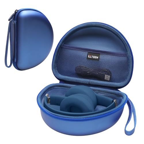 Case for Beats Studio Pro/Solo 4/Studio3/Solo3 Wireless Headphone PU Blue | Hard Carrying Travel Case for Beats Studio Pro/Solo 4/Studio3/Solo3 Wireless Headphone - color: PU Blue