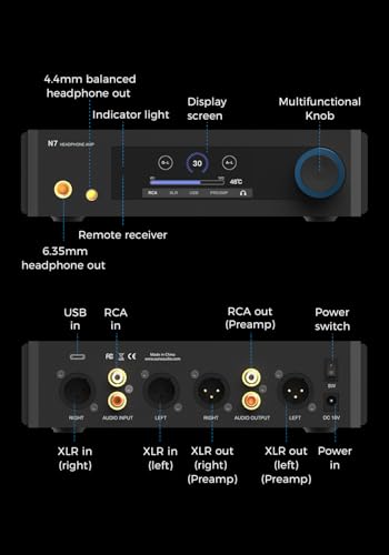 aune N7 (DAC Edition) Headphone Amp and USB DAC, Pre-amp