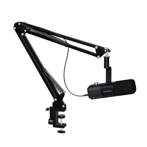 NearStream AM10X USB/XLR Dynamic Podcast Microphone with Boom Arm