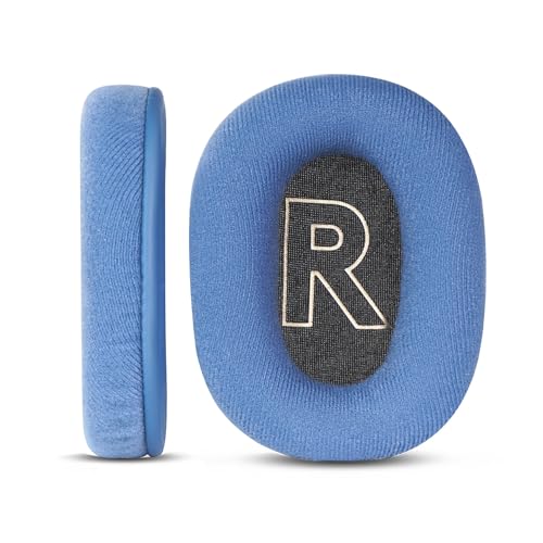 Earpads Replacement Ear Pads Compatible with OneOdio A70 A71 Wireless Over-Ear Headphone Upgrade Velour Cushions Noise Isolation Foam Blue