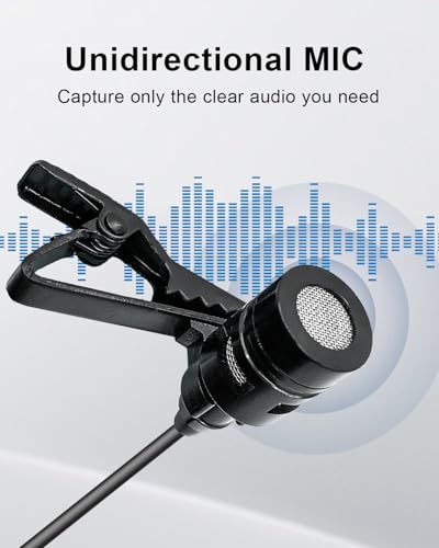 Lavalier Lapel Microphone Compatible with AKG Wireless Transmitter Unidirectional Condenser Mic (Mini XLR 3 Pin TA3F Plug only for AKG) - size: Mini XLR 3 Pin TA3F Plug (AKG)