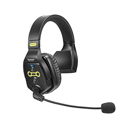 Saramonic WiTalk-WT6S | 6-Person Full-Duplex 1.9GHz Wireless Single-Ear Headset Intercom System with Hub & Custom Hard Case - size: 6-Person Single-Ear System