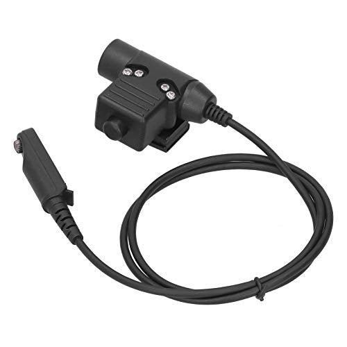 U94 PTT Cable Plug Headset Adapter Compatible for Baofeng UV 9R/UV 9RPLUS/UV XS Walkie Talkie, 3.3ft