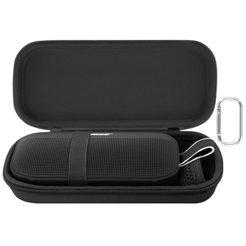 Aenllosi Hard Case for Bose SoundLink Flex 2nd Gen/Bose Speaker, Black | EVA Hard Shell, Drop Resistant Protection, Water Resistant Protection, Dust Proof Protection, Protective Case Only - color: Black, style: Hard Case for Bose SoundLink Flex 2nd Gen/Fl