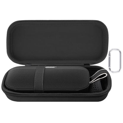Aenllosi Hard Case for Bose SoundLink Flex 2nd Gen/Bose Speaker, Black | EVA Hard Shell, Drop Resistant Protection, Water Resistant Protection, Dust Proof Protection, Protective Case Only - color: Black, style: Hard Case for Bose SoundLink Flex 2nd Gen/Fl