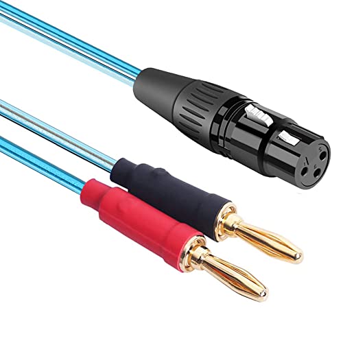 Gotor XLR to Banana Speaker Cable - 3.28ft (XLR Female) - color: XLR Female