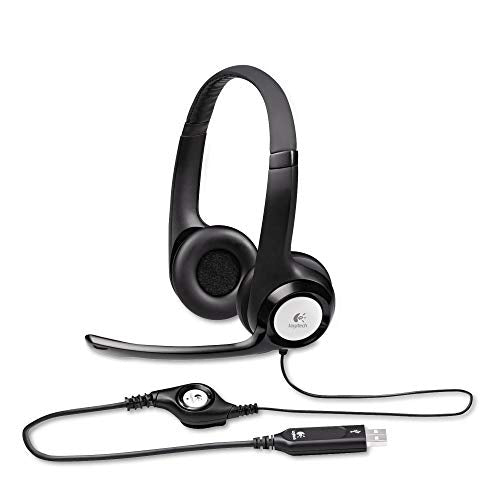 Logitech New logitech h390 USB Headset with noisecanceling Microphone Bulk Packaging, 5.8 Ounce